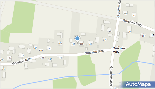 Gruszów Mały, Gruszów Mały, 24, mapa Gruszów Mały