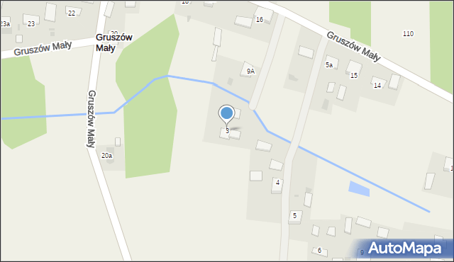 Gruszów Mały, Gruszów Mały, 3, mapa Gruszów Mały