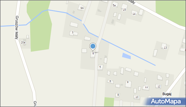 Gruszów Mały, Gruszów Mały, 4, mapa Gruszów Mały