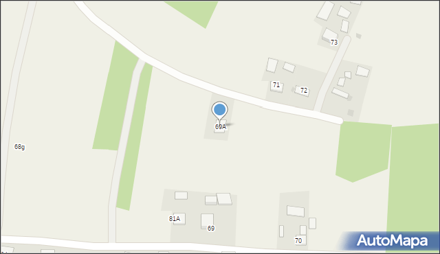 Gruszów Mały, Gruszów Mały, 69A, mapa Gruszów Mały