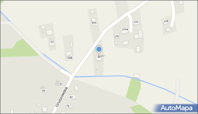 Gruszów Mały, Gruszów Mały, 99, mapa Gruszów Mały