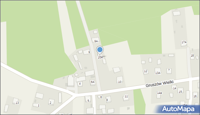 Gruszów Wielki, Gruszów Wielki, 10A, mapa Gruszów Wielki