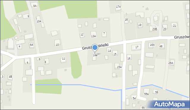 Gruszów Wielki, Gruszów Wielki, 14a, mapa Gruszów Wielki