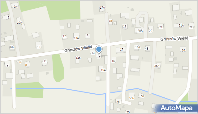Gruszów Wielki, Gruszów Wielki, 15, mapa Gruszów Wielki