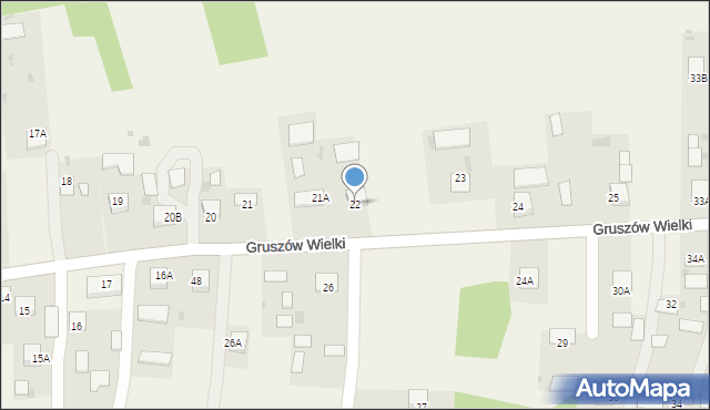 Gruszów Wielki, Gruszów Wielki, 22, mapa Gruszów Wielki