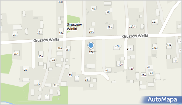 Gruszów Wielki, Gruszów Wielki, 37A, mapa Gruszów Wielki