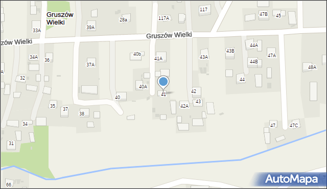 Gruszów Wielki, Gruszów Wielki, 41, mapa Gruszów Wielki