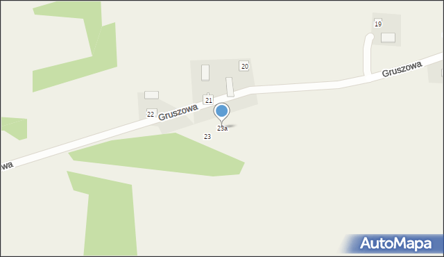 Gruszowa, Gruszowa, 23a, mapa Gruszowa