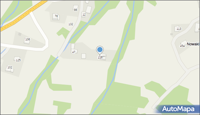 Gruszowiec, Gruszowiec, 116, mapa Gruszowiec