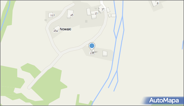 Gruszowiec, Gruszowiec, 136, mapa Gruszowiec