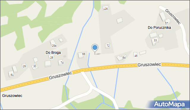 Gruszowiec, Gruszowiec, 139, mapa Gruszowiec