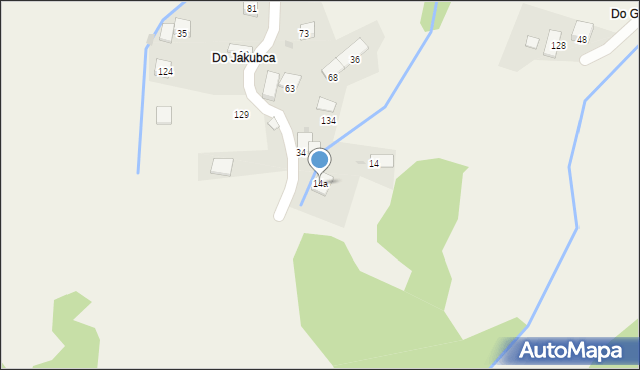 Gruszowiec, Gruszowiec, 14a, mapa Gruszowiec