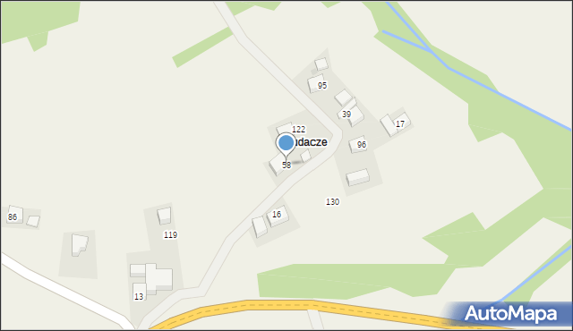 Gruszowiec, Gruszowiec, 58, mapa Gruszowiec