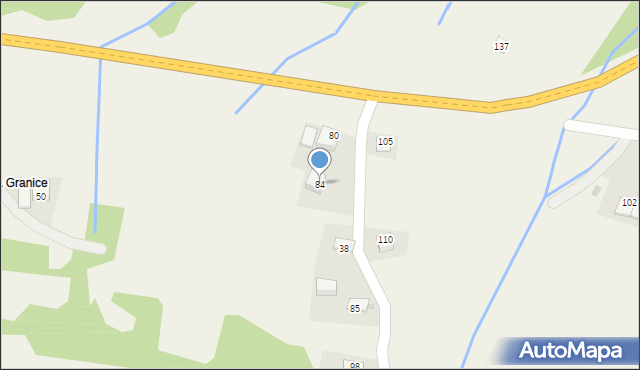 Gruszowiec, Gruszowiec, 84, mapa Gruszowiec