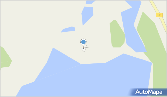 Gruszyny, Gruszyny, 4, mapa Gruszyny