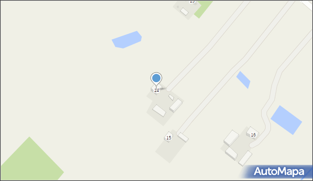 Gryglaki, Gryglaki, 14, mapa Gryglaki