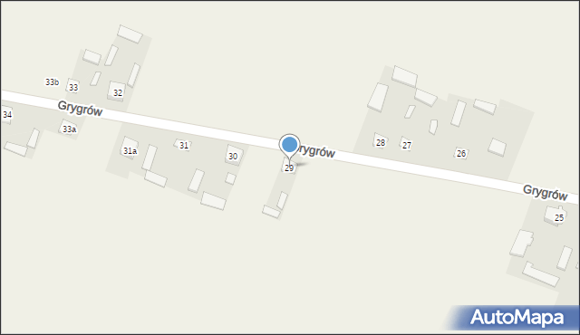 Grygrów, Grygrów, 29, mapa Grygrów