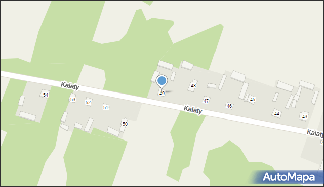 Grygrów, Grygrów, 49, mapa Grygrów