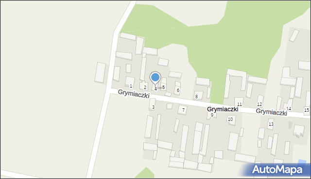 Grymiaczki, Grymiaczki, 4, mapa Grymiaczki