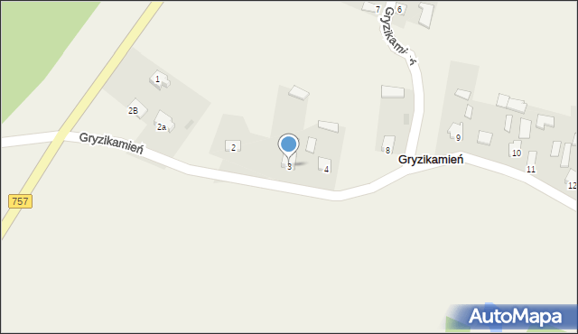 Gryzikamień, Gryzikamień, 3, mapa Gryzikamień