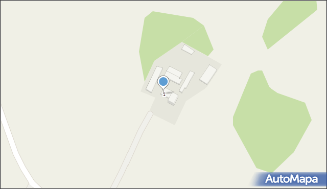 Gryźliny, Gryźliny, 1, mapa Gryźliny