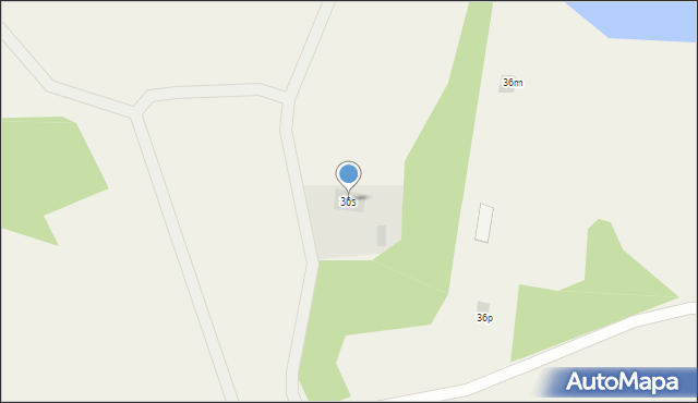 Gryźliny, Gryźliny, 36s, mapa Gryźliny