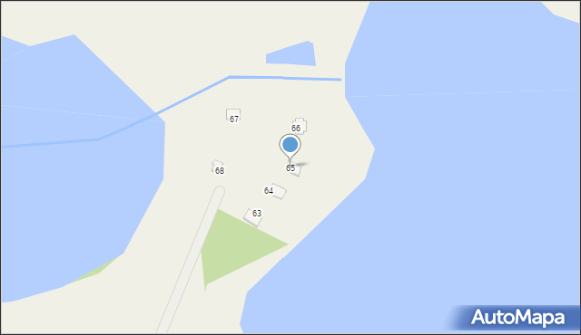 Gryźliny, Gryźliny, 65, mapa Gryźliny