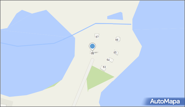 Gryźliny, Gryźliny, 68, mapa Gryźliny