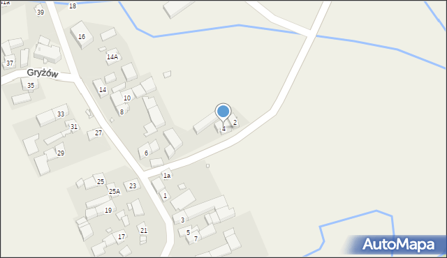 Gryżów, Gryżów, 4, mapa Gryżów