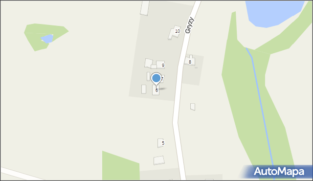 Gryzy, Gryzy, 6, mapa Gryzy