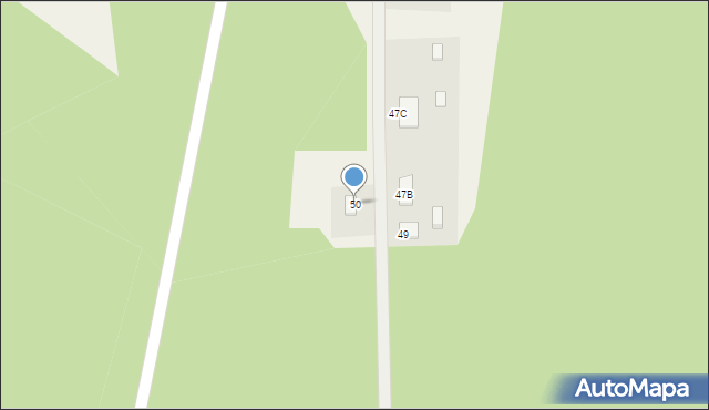 Gryżyna, Gryżyna, 50, mapa Gryżyna