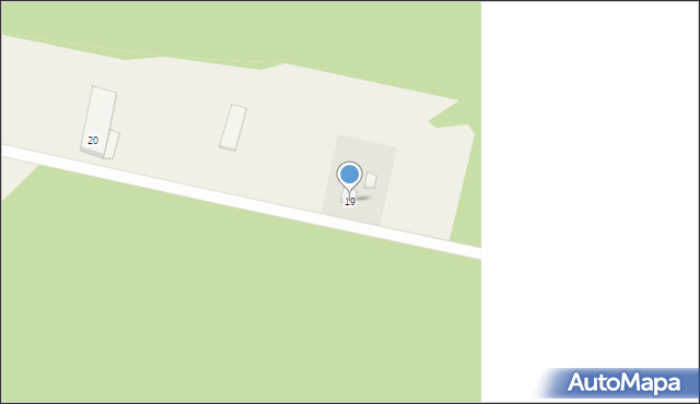 Gryżyno, Gryżyno, 19, mapa Gryżyno