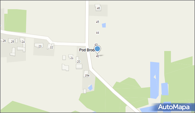 Grzebień, Grzebień, 42, mapa Grzebień