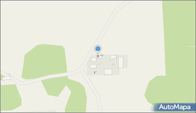 Grzebienie, Grzebienie, 36, mapa Grzebienie