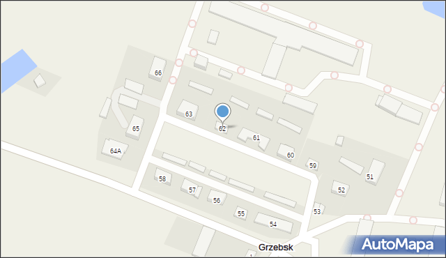 Grzebsk, Grzebsk, 62, mapa Grzebsk