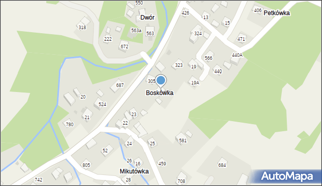 Grzechynia, Grzechynia, 478, mapa Grzechynia