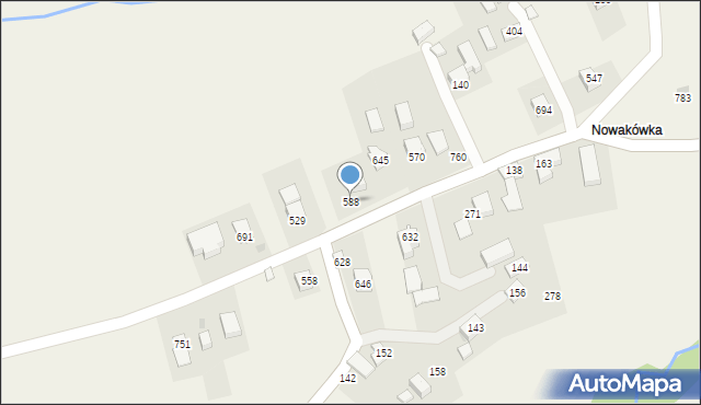 Grzechynia, Grzechynia, 588, mapa Grzechynia