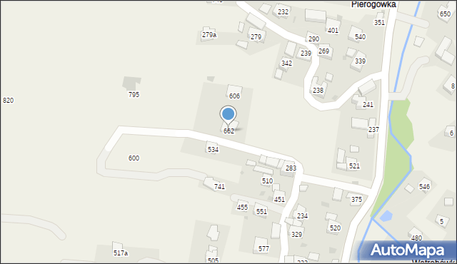 Grzechynia, Grzechynia, 662, mapa Grzechynia