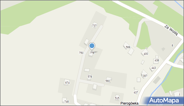 Grzechynia, Grzechynia, 778, mapa Grzechynia