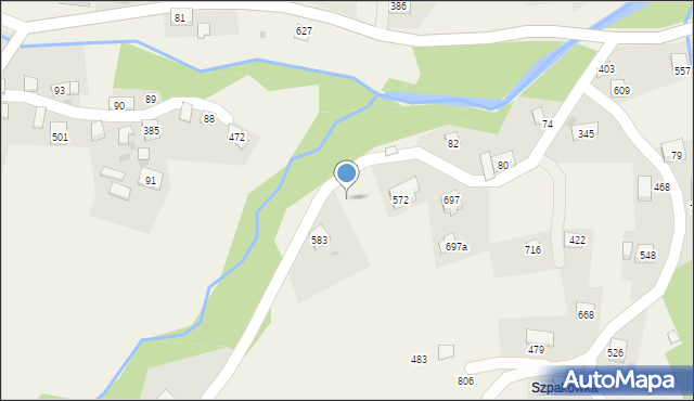 Grzechynia, Grzechynia, 824, mapa Grzechynia