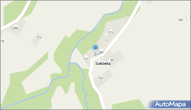 Grzechynia, Grzechynia, 97, mapa Grzechynia