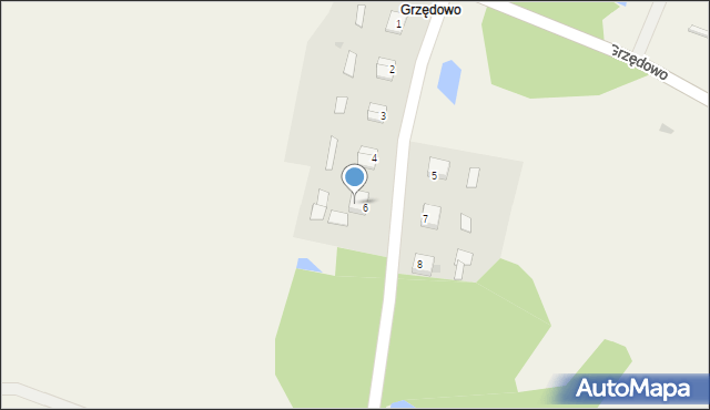 Grzędowo, Grzędowo, 6b, mapa Grzędowo