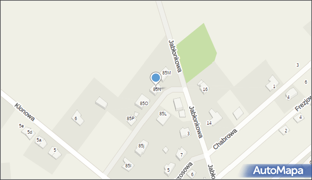 Grzędzice, Grzędzice, 85N, mapa Grzędzice