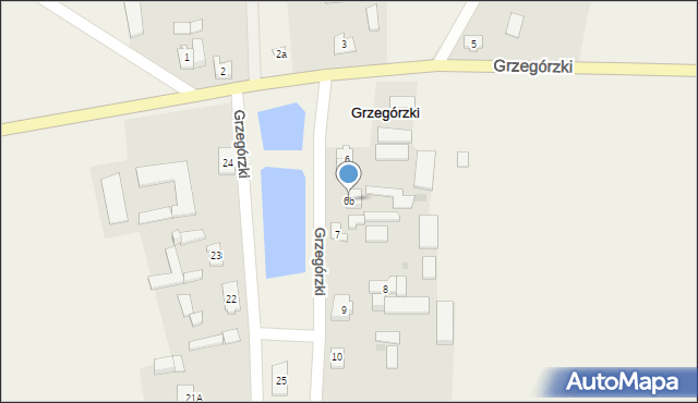 Grzegórzki, Grzegórzki, 6b, mapa Grzegórzki