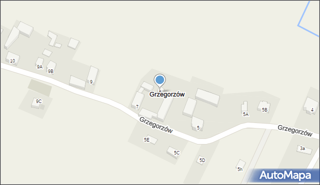 Grzegorzów, Grzegorzów, 6, mapa Grzegorzów