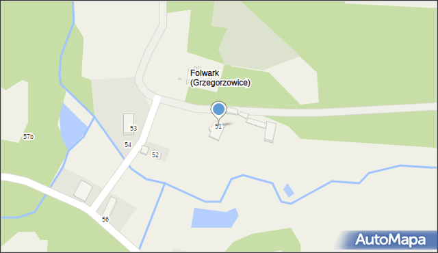 Grzegorzowice, Grzegorzowice, 51, mapa Grzegorzowice