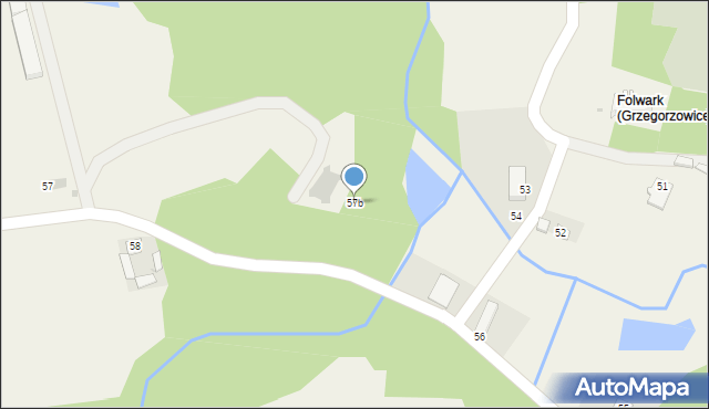 Grzegorzowice, Grzegorzowice, 57b, mapa Grzegorzowice