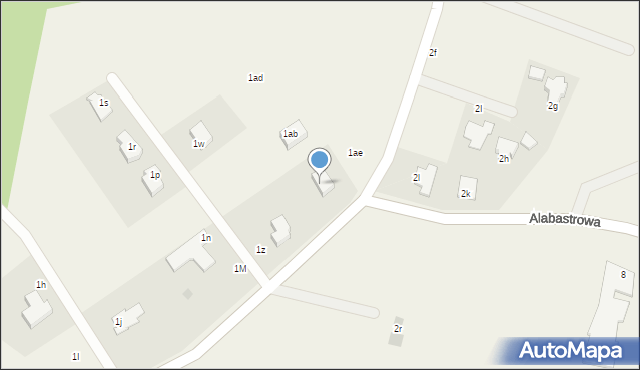 Grzepnica, Grzepnica, 1aa, mapa Grzepnica