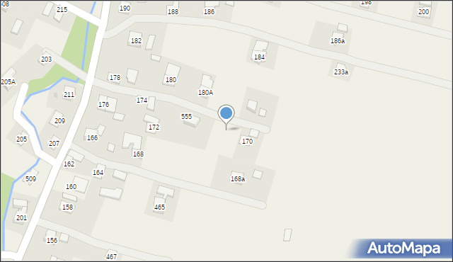 Grzęska, Grzęska, 170a, mapa Grzęska