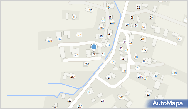 Grzęska, Grzęska, 29, mapa Grzęska